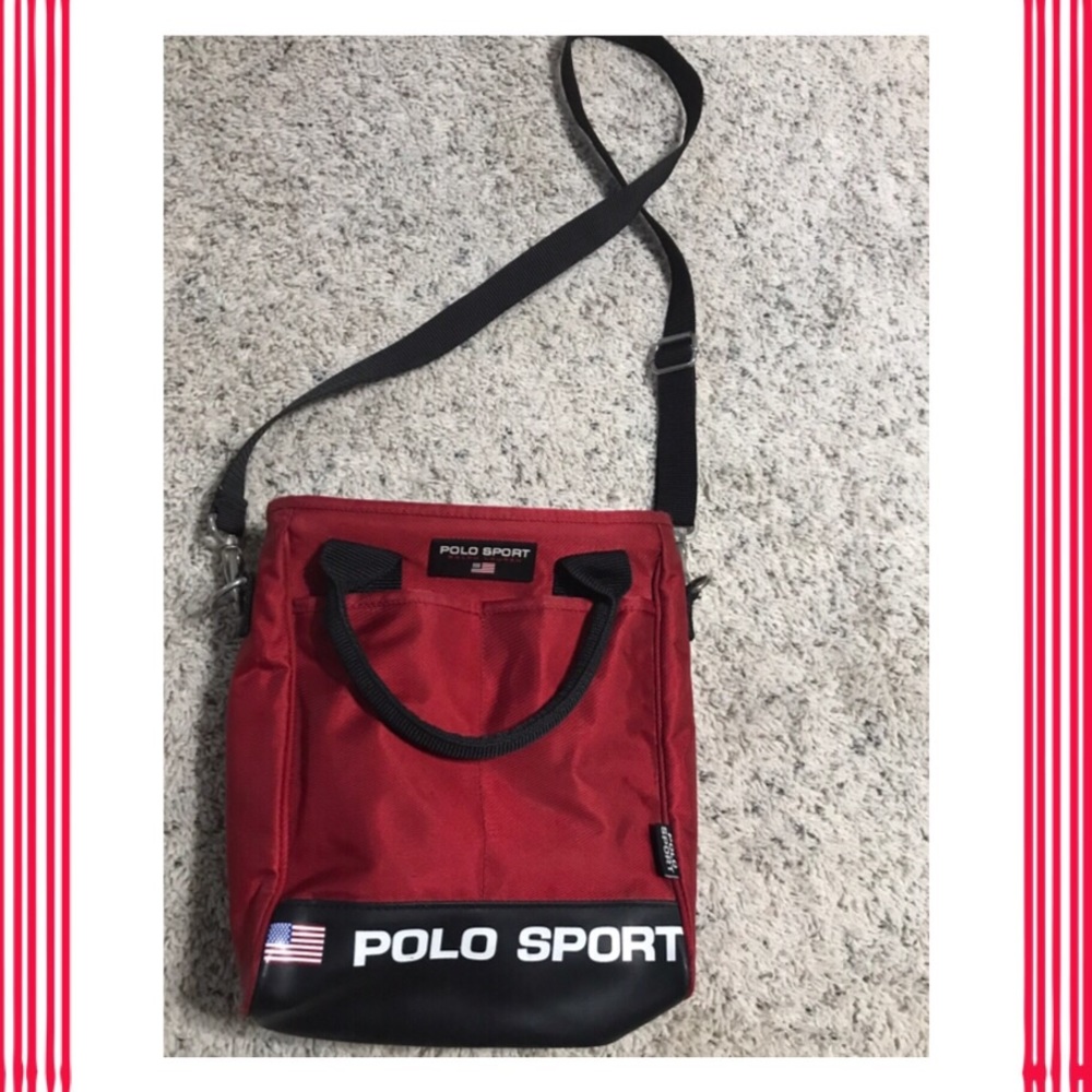 Ralph Lauren Polo Sport Red Crossbody Purse